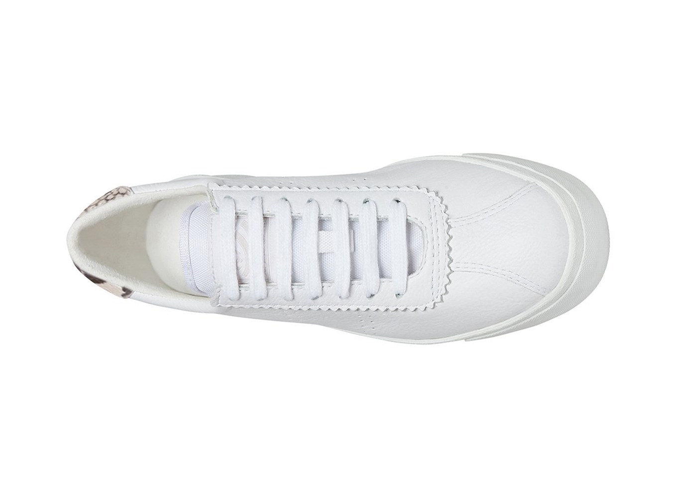 Platform Feminino Branco - Superga 2854 Club 3 Leasnakew - CYNSG-5703